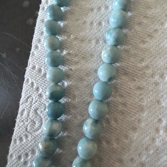 Larimar Beaded Necklace - Picture 2 of 2
